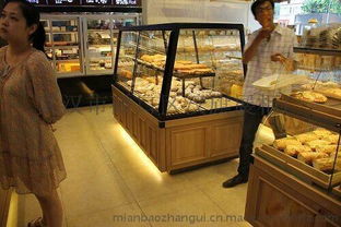 武漢漢旗流行中島柜 甜味烘焙產品的理想展示選擇